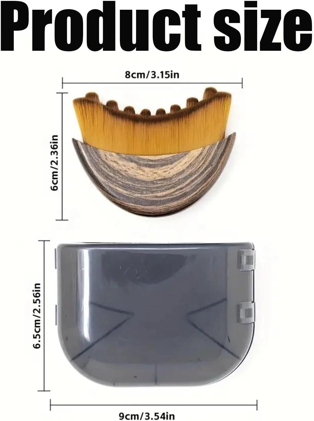 Masseur de drainage lymphatique pour le visage et le corps - Brosse lymphatique portable pour contour de la mâchoire, soulagement de la fatigue, brossage à sec - Avec étui de transport